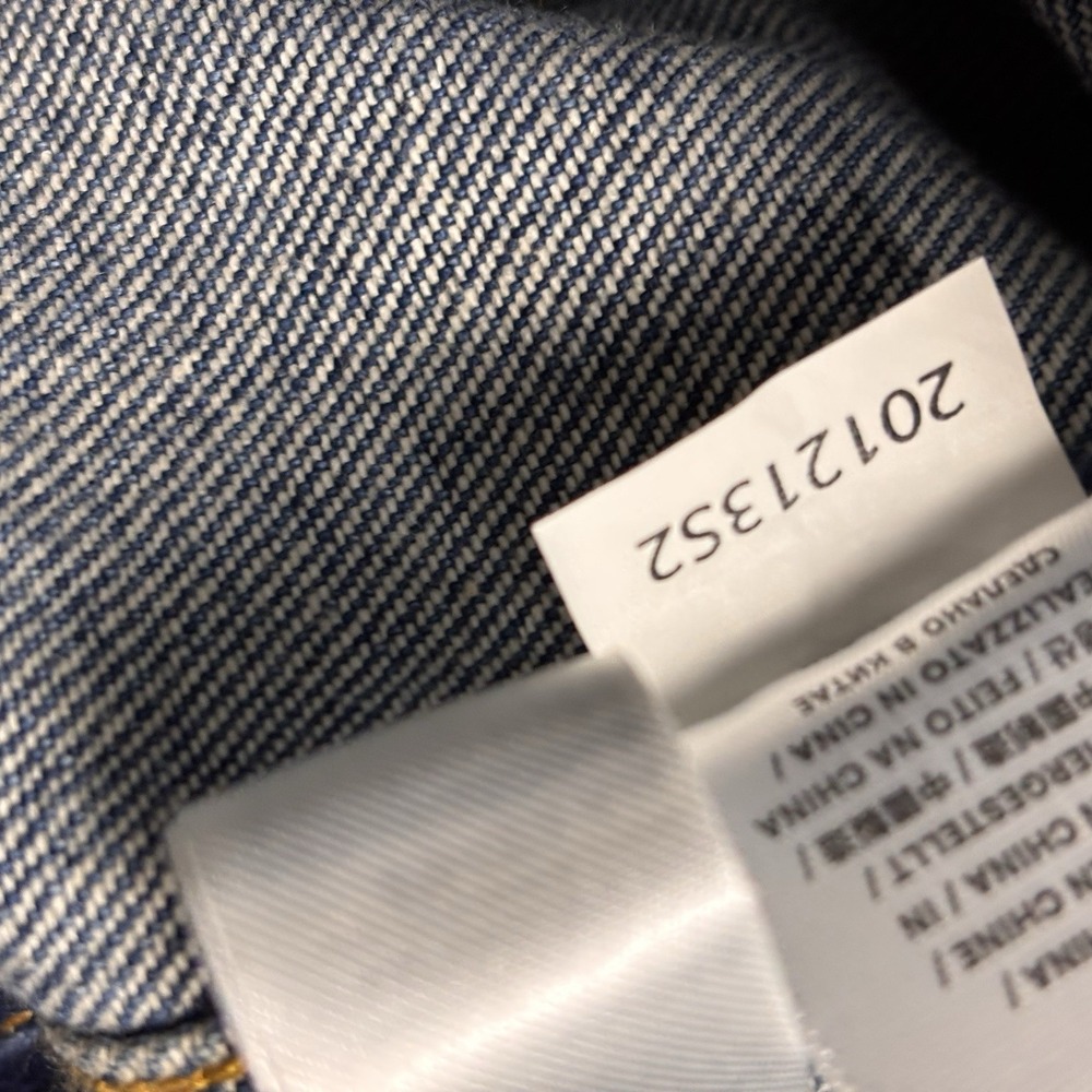 Herschel Supply Co Men's XL Denim Shop Jean Jacket Varsity Button 50068-00607 - Picture 16 of 16